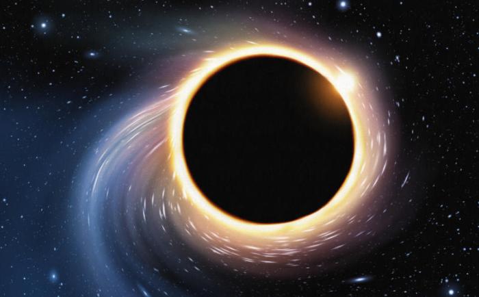 Artist's illustration of a black hole. (Credit: iStockphoto)