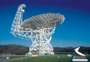 The NSF's Robert C. Byrd Green Bank Telescope, part of the National Radio Astronomy Observatory. Credit: NRAO/AUI/NSF